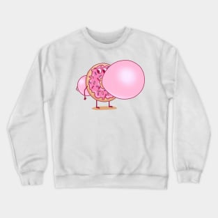 DONUT AND CHEWING GUM Crewneck Sweatshirt